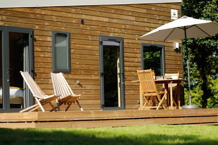 Tiny house Douglas insolite en Bretagne au cœur de la forêt