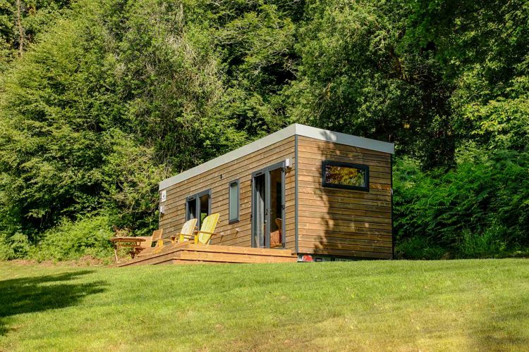 Tiny House Tilleul nichée dans une clairière en pleine nature