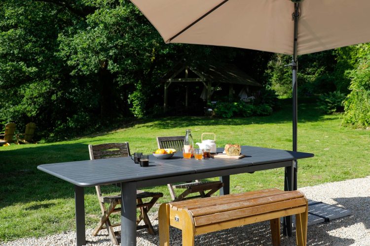 terrasse gîte Bretagne nature